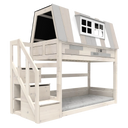LIFETIME Kidsrooms My hangout Low Bunk Bed with Storage Steps