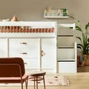 LIFETIME Kidsrooms All in One Semi High Storage Bed