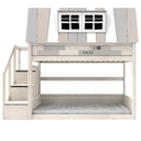 LIFETIME Kidsrooms My hangout Low Bunk Bed with Storage Steps