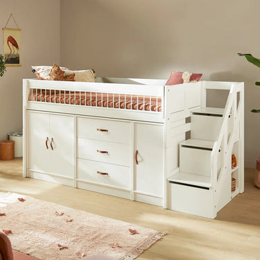 LIFETIME Kidsrooms All in One Semi High Storage Bed