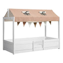 LIFETIME Kidsrooms Happy Rabbit 4 in 1 Bed in White