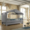 Mathy by Bols Treehouse Star Cabin Bed with Optional Trundle