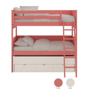 Muba XL Bunk Bed with Trundle Bed and Drawers