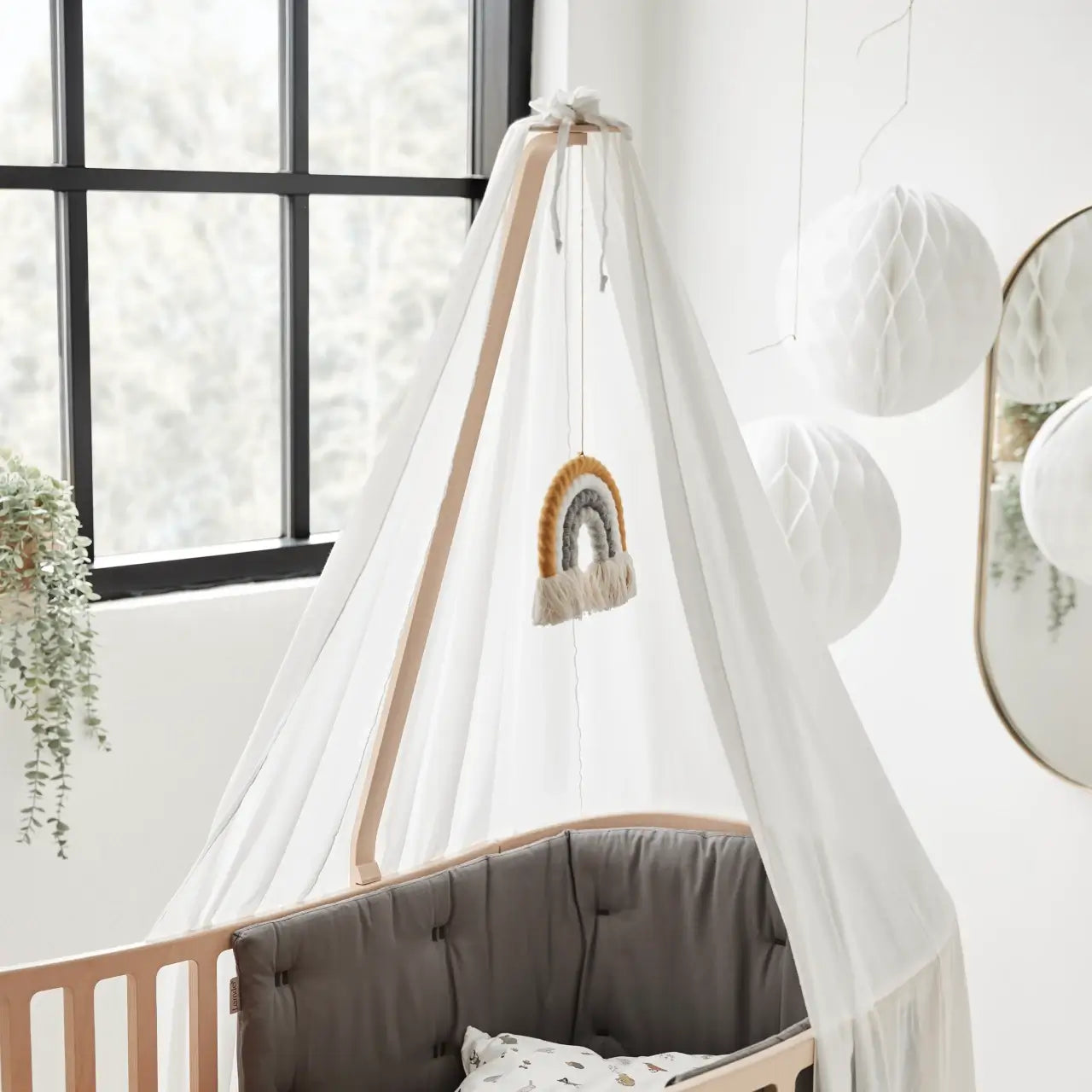 Canopy for Leander Classic Cot - White