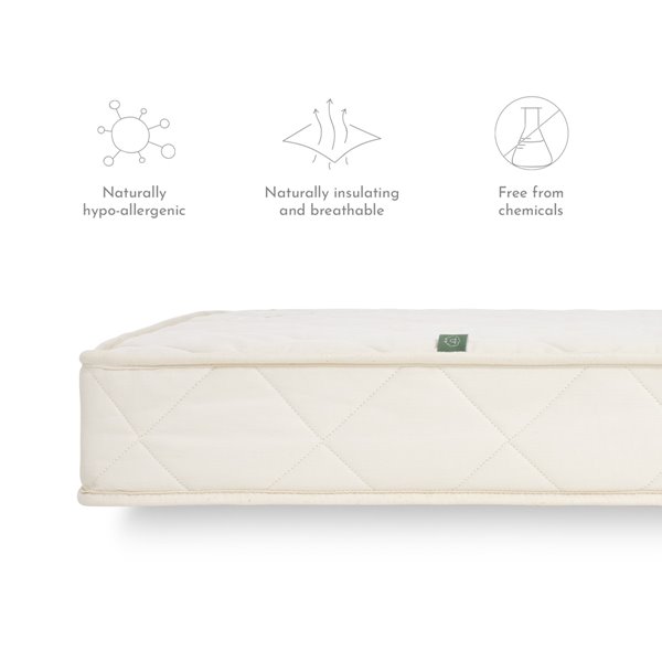 Little Green Sheep Natural Single Mattress 90 x 190 cm