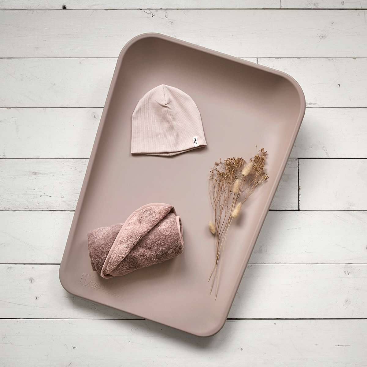 Leander Matty Changing Mat - Wood Rose