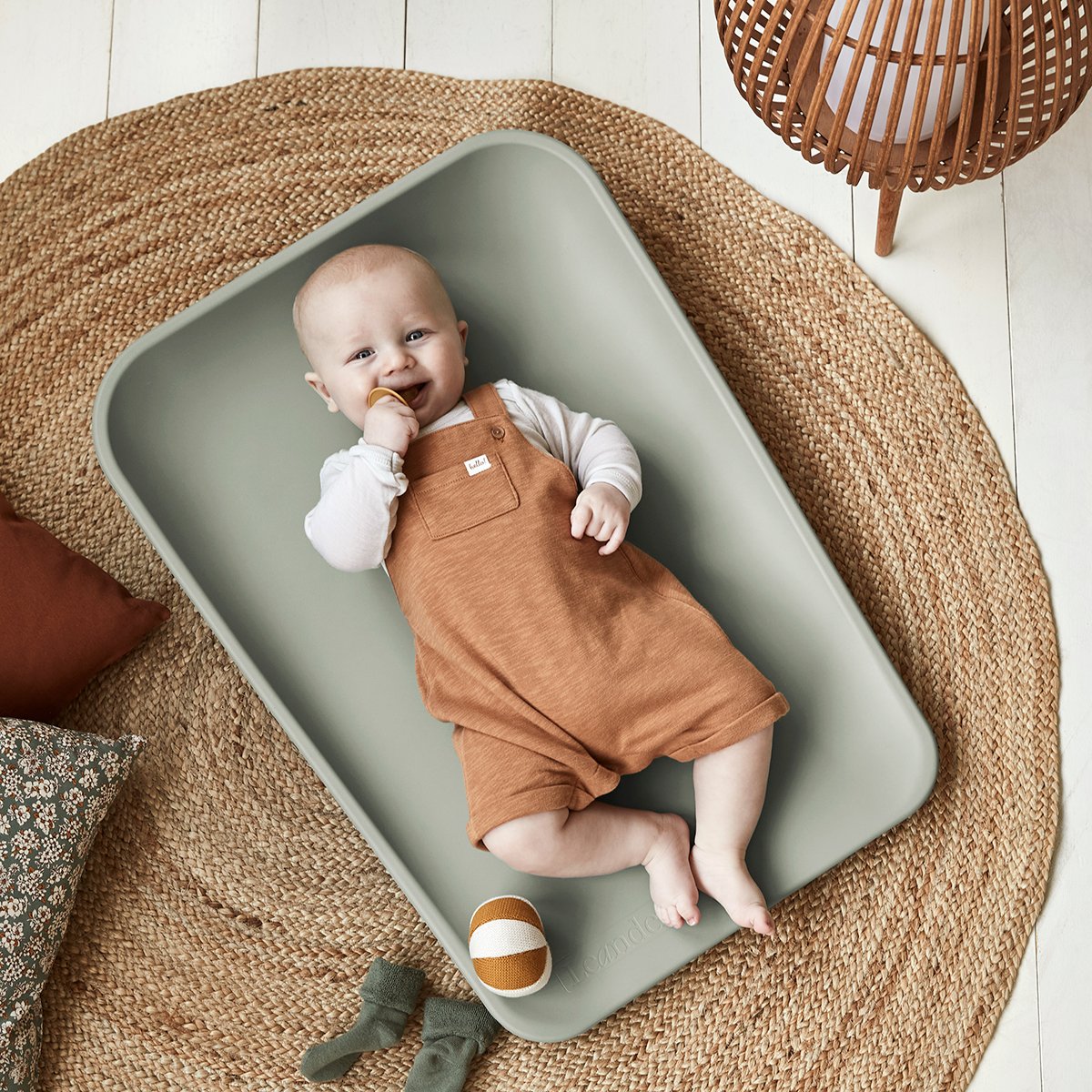 Leander Matty Changing Mat - Sage Green