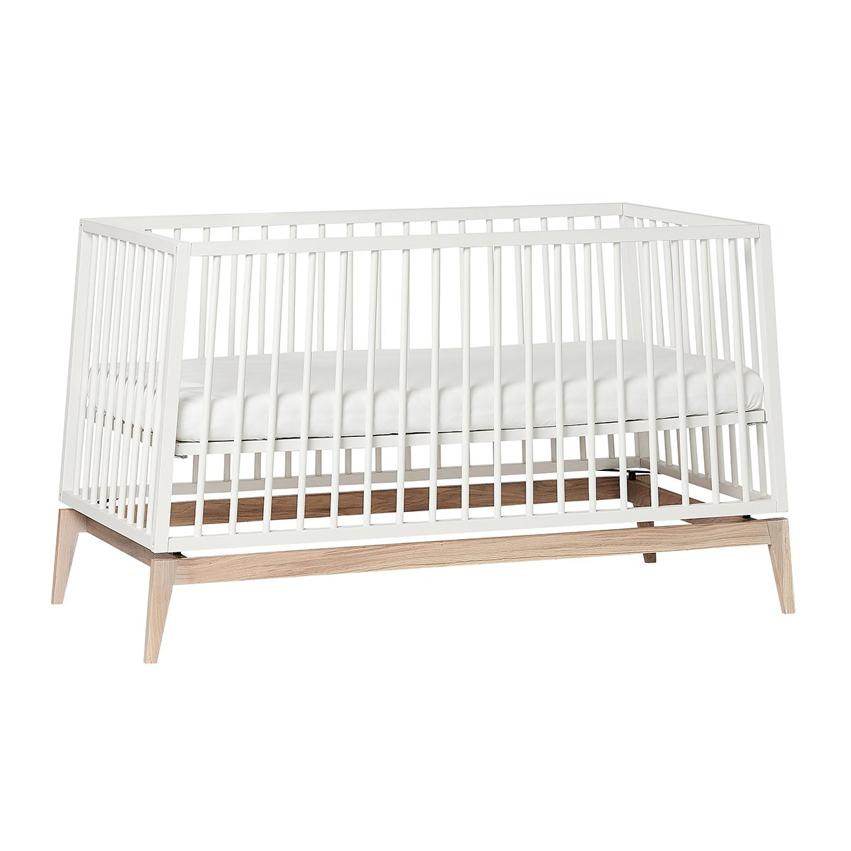 Leander Luna Cot in White 140 x 70 cm