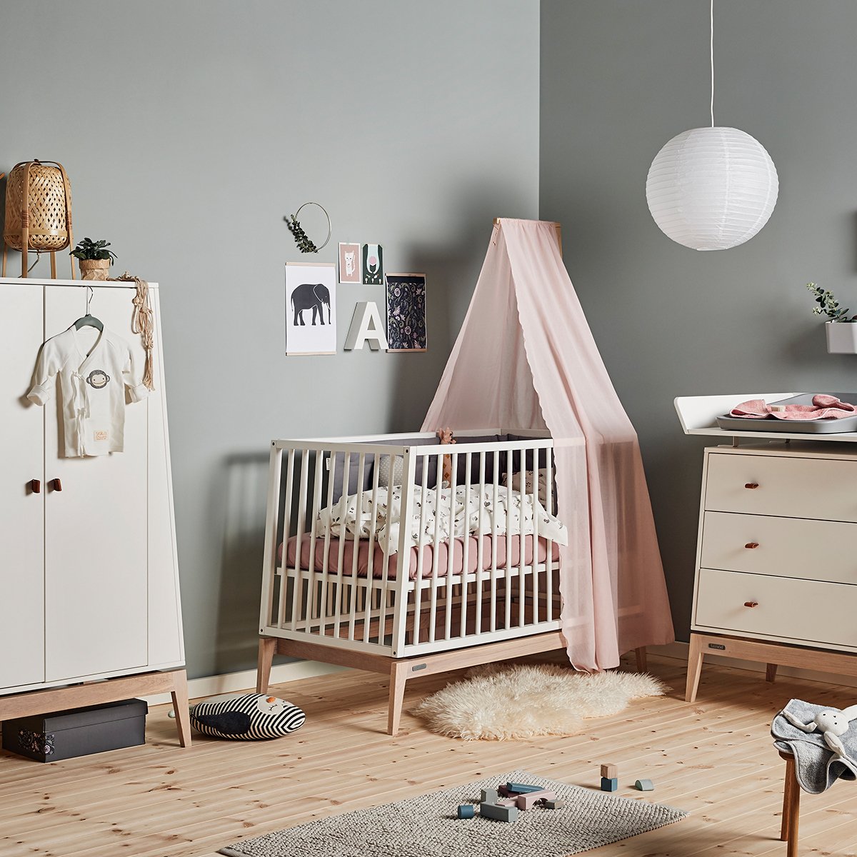 Leander Soft Canopy for Linea/Luna Cots (Various Colours)