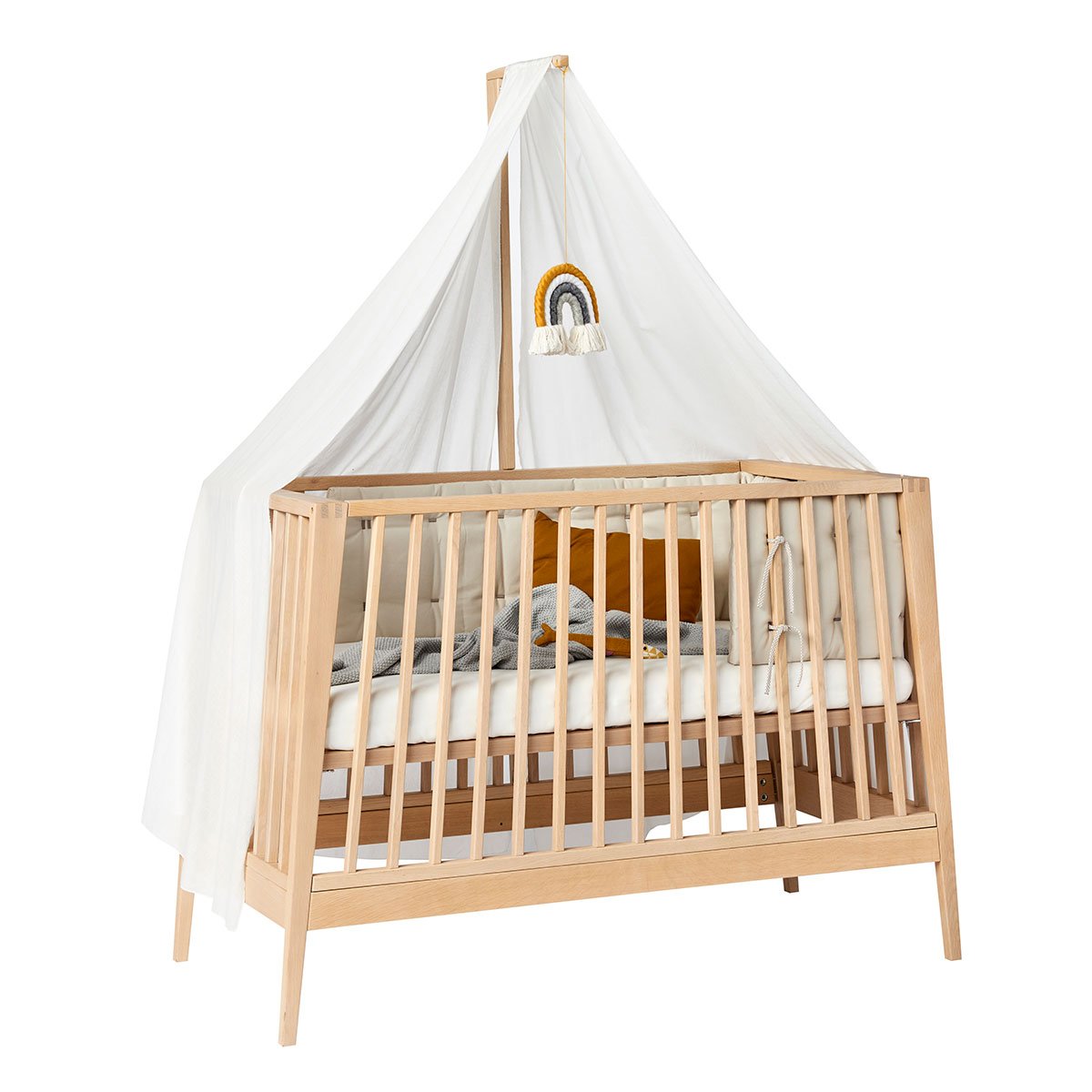 Leander Canopy Stick for Linea/Luna Cot - Oak