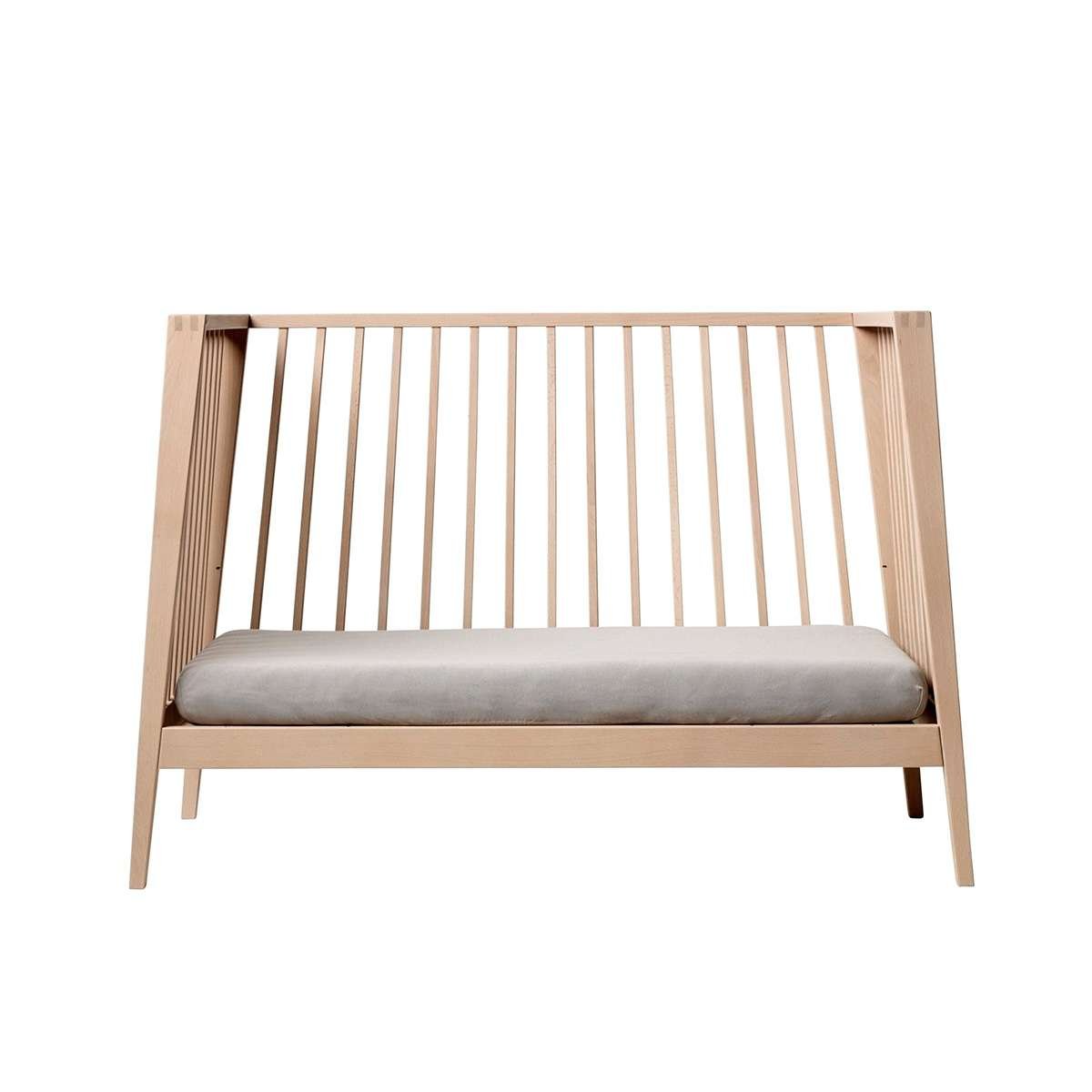 Leander Linea Cot in Oak