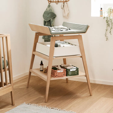 Leander Linea Changing Table in Oak