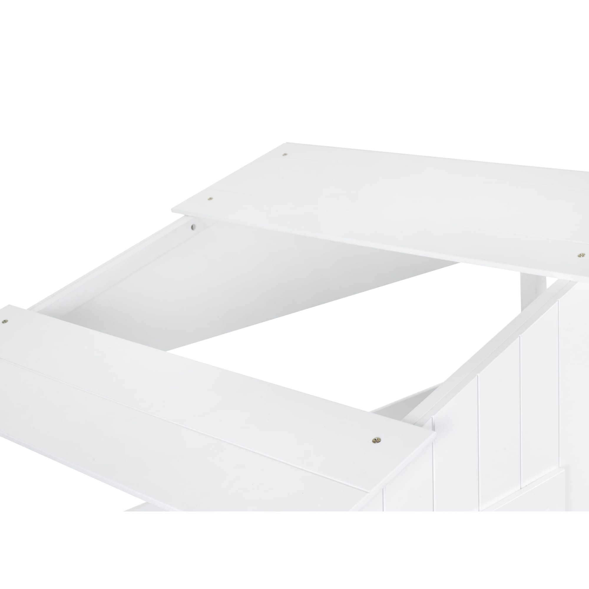 Acorn Treehouse Mid Sleeper Bed in White