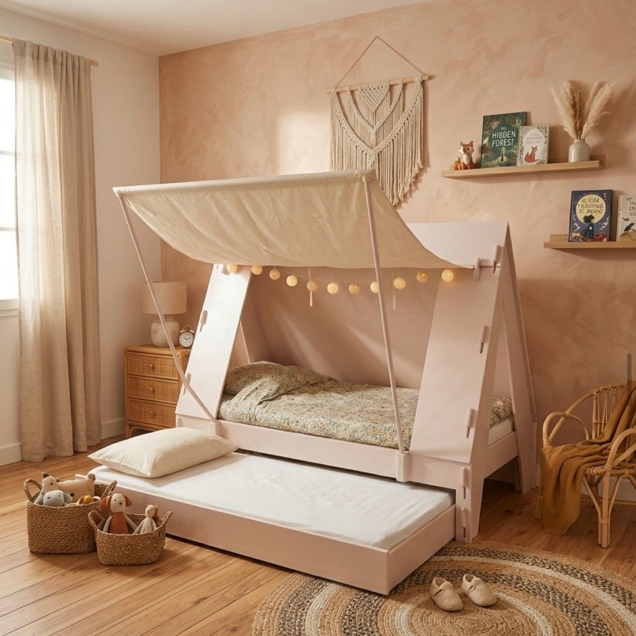 Mathy By Bols Tent Bed with Trundle – Kidsorium