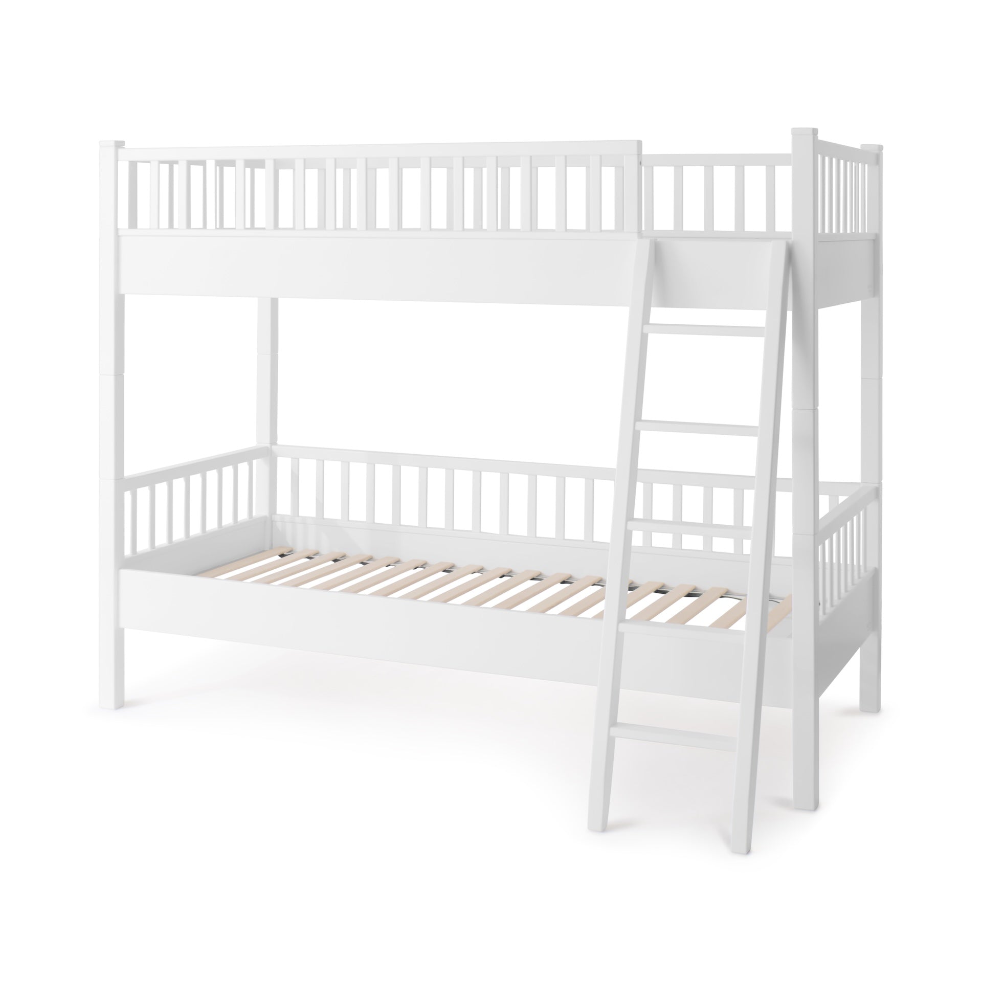 Isle of Dogs Design High Bunk Bed in White (Detachable)