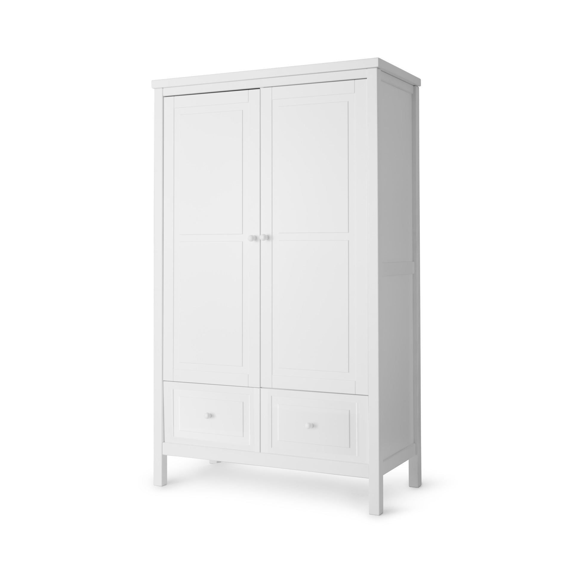 Isle of Dogs Design 2 Door Wardrobe in White