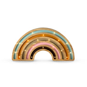 Peekaboo Rainbow Wood Handmade Lamp