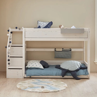 LIFETIME Kidsrooms Low Bunk Bed with Storage Steps