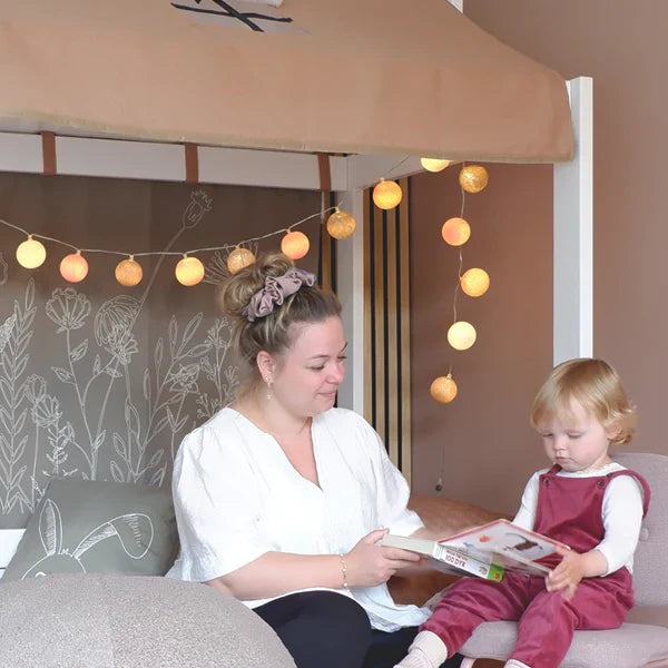 Lifetime Kids Cotton Ball Lights - Crisp Peach