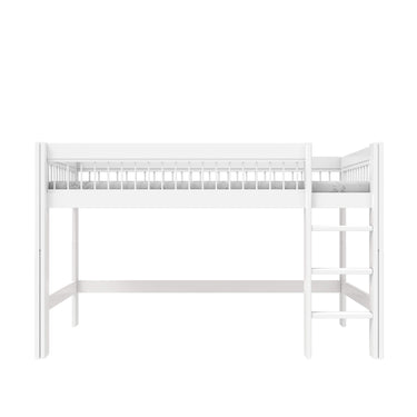 LIFETIME Kidsrooms BREEZE Semi High-Bed with Optional Curtains