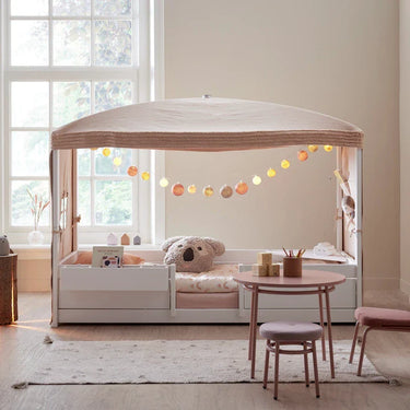 LIFETIME Kidsrooms 4 in 1 Canopy Bed Essence - Peach