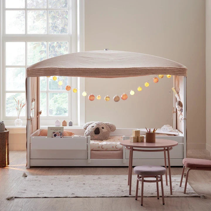 LIFETIME Kidsrooms 4 in 1 Canopy Bed Essence - Peach