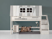 LIFETIME Kidsrooms Mid Sleeper Bed 128 cm with House - My Hangout