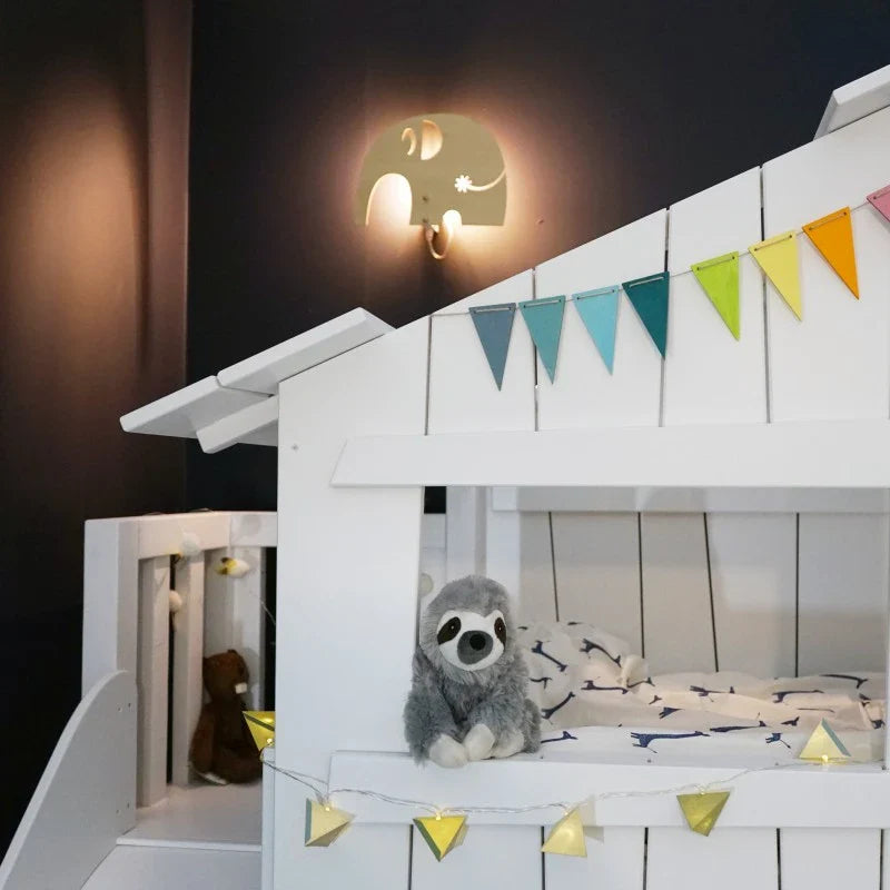 Mathy By Bols Treehouse Bed with Platform and Slide - Various Sizes