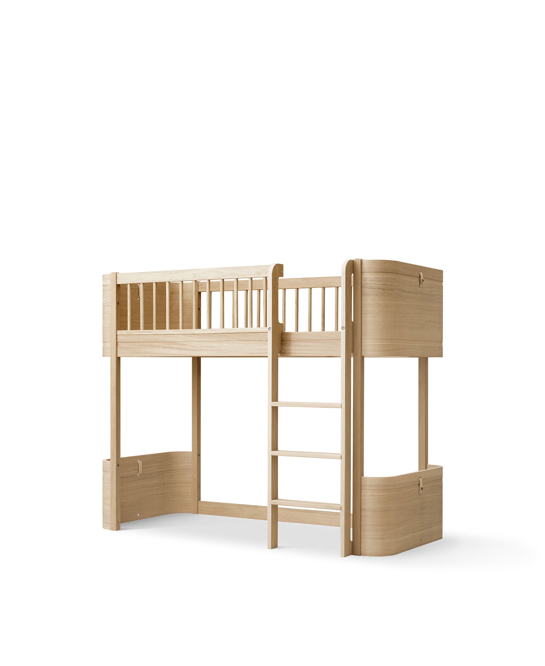 Oliver Furniture Wood Mini+ Low Loft Bed in Oak