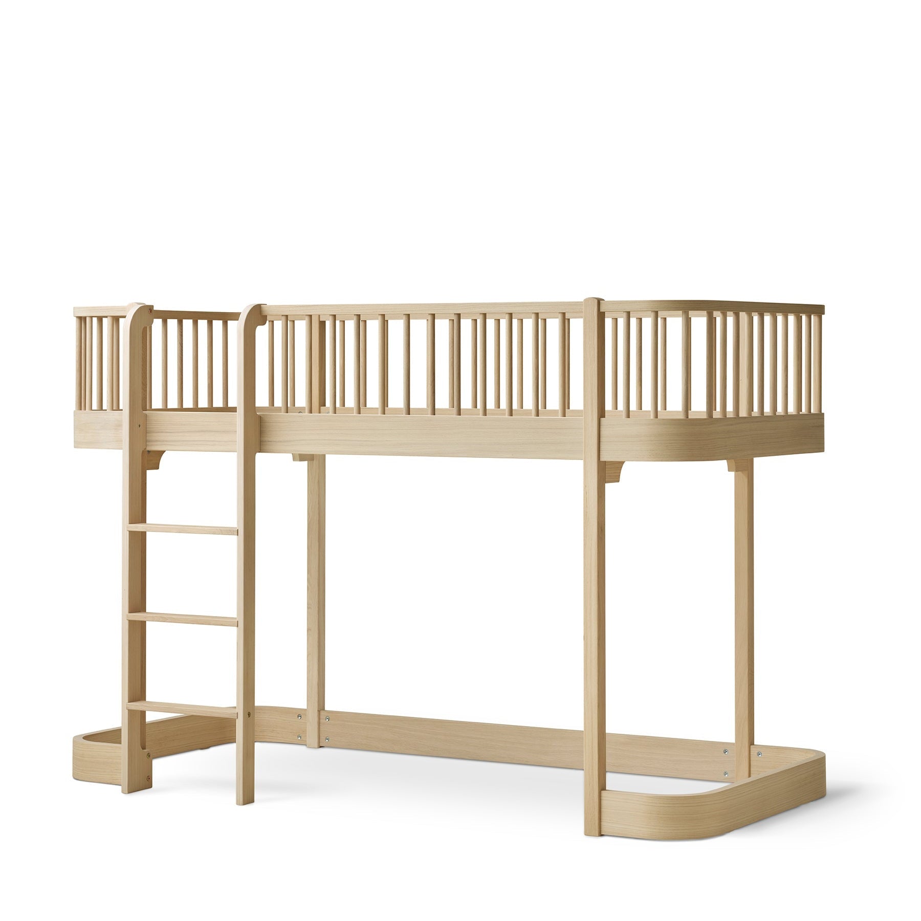 Oliver Furniture Wood Original Low Loft Bed in Oak
