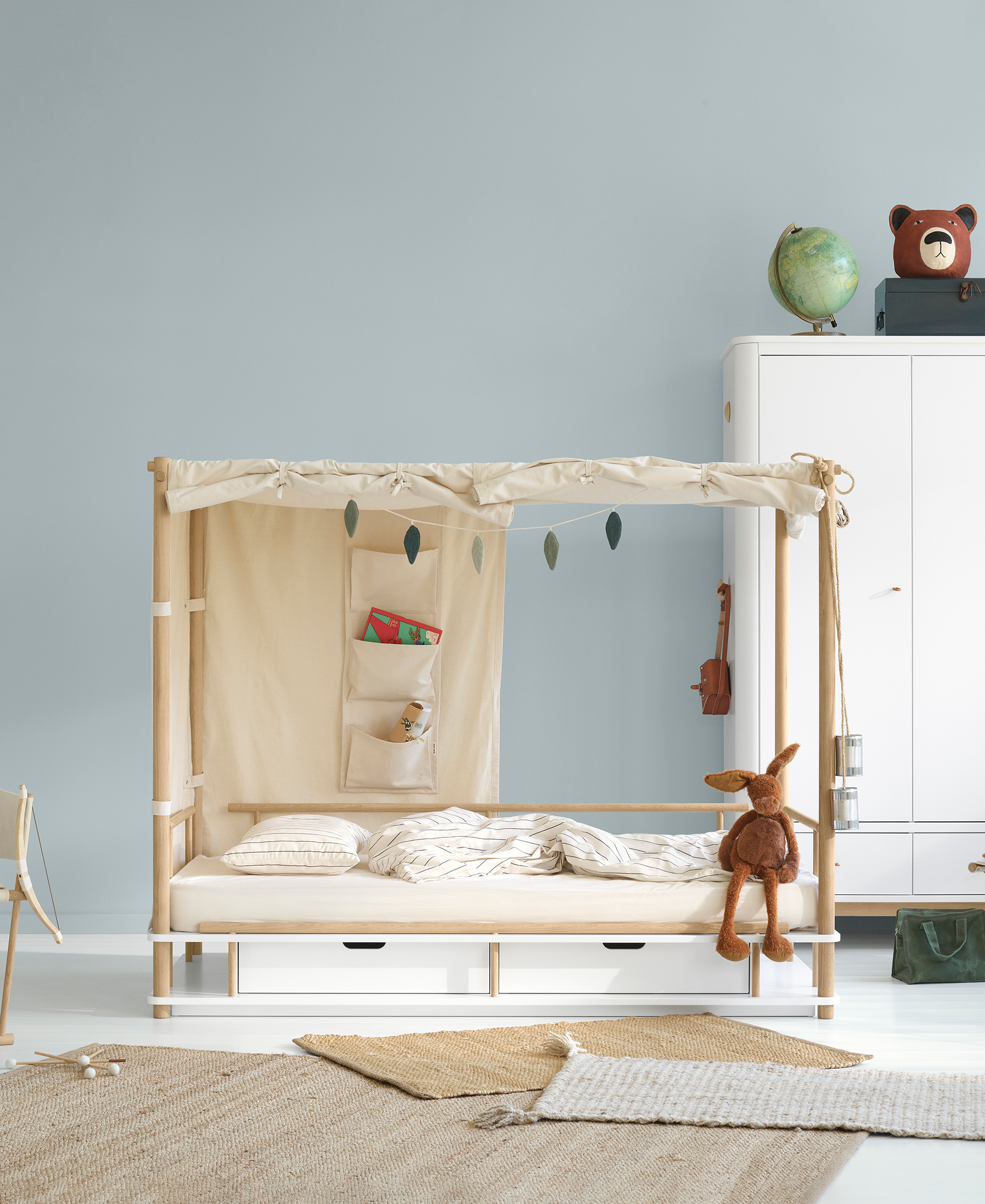 Oliver Furniture Camp Bed Canopy Wild - Undyed