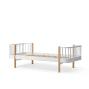 Oliver Furniture Wood Original Bed in White/Oak