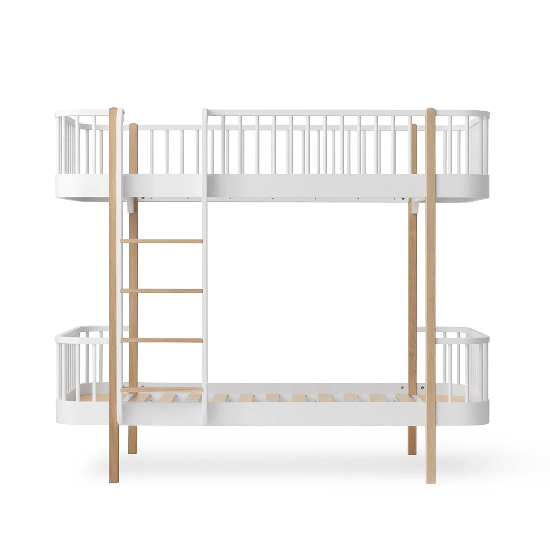 Oliver Furniture Wood Original Bunk Bed in White/Oak