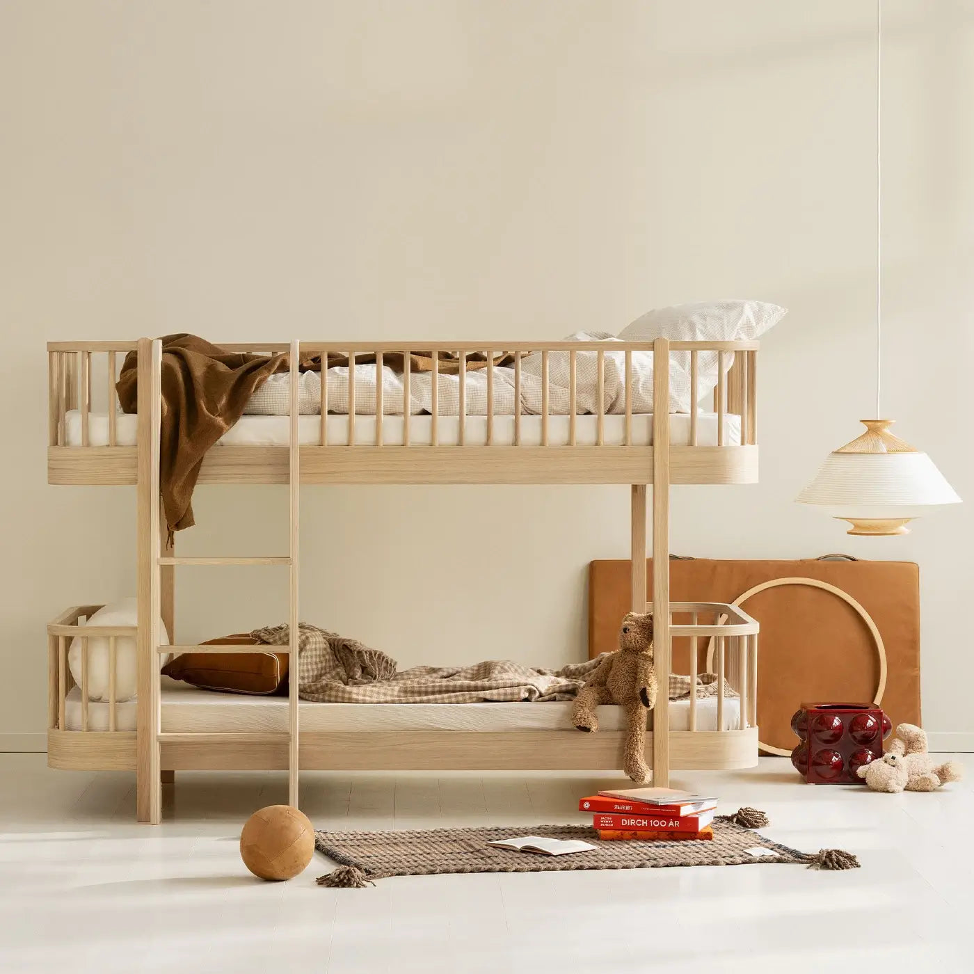 Oliver Furniture Wood Original Low Bunk Bed in Oak