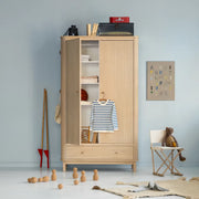 Oliver Furniture Wood Wardrobe 2 Doors in Oak