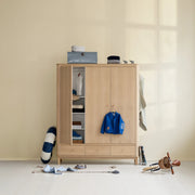 Oliver Furniture Wood Wardrobe With 3 Doors in Oak