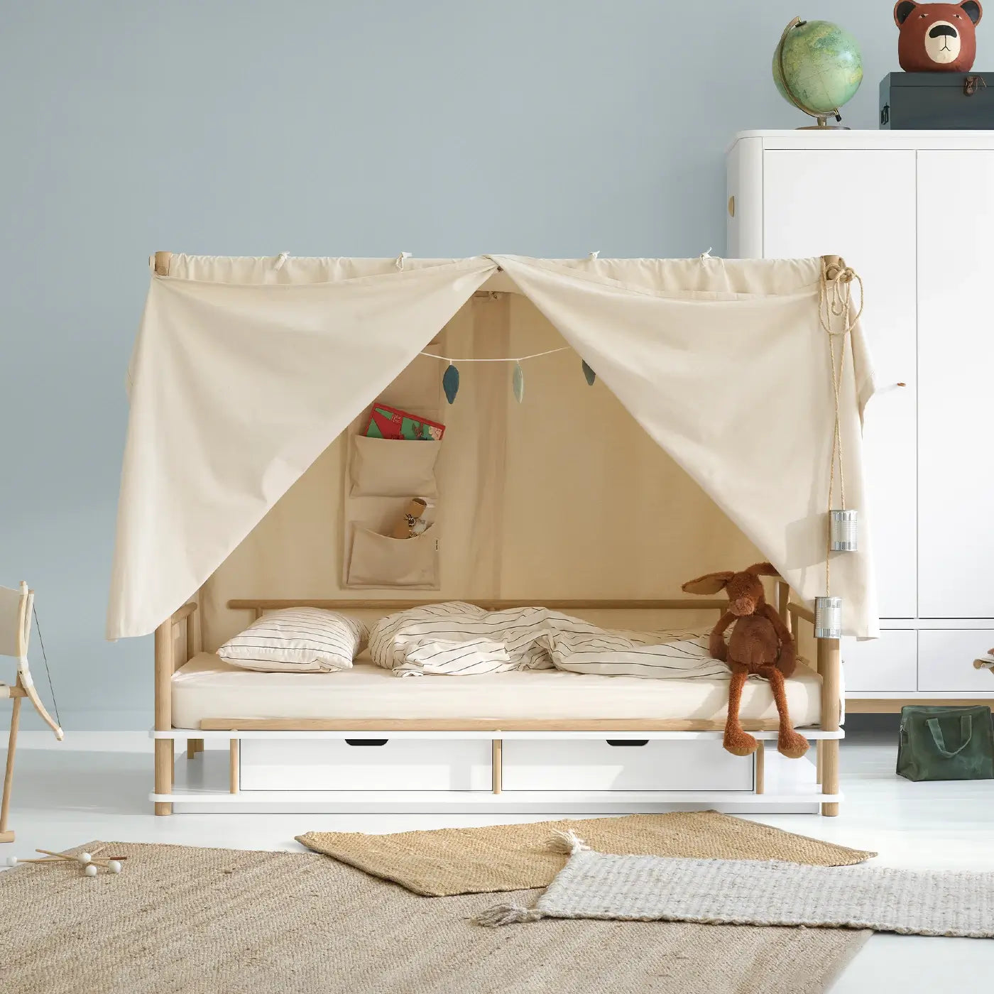 Oliver Furniture Camp Bed Canopy Wild - Undyed