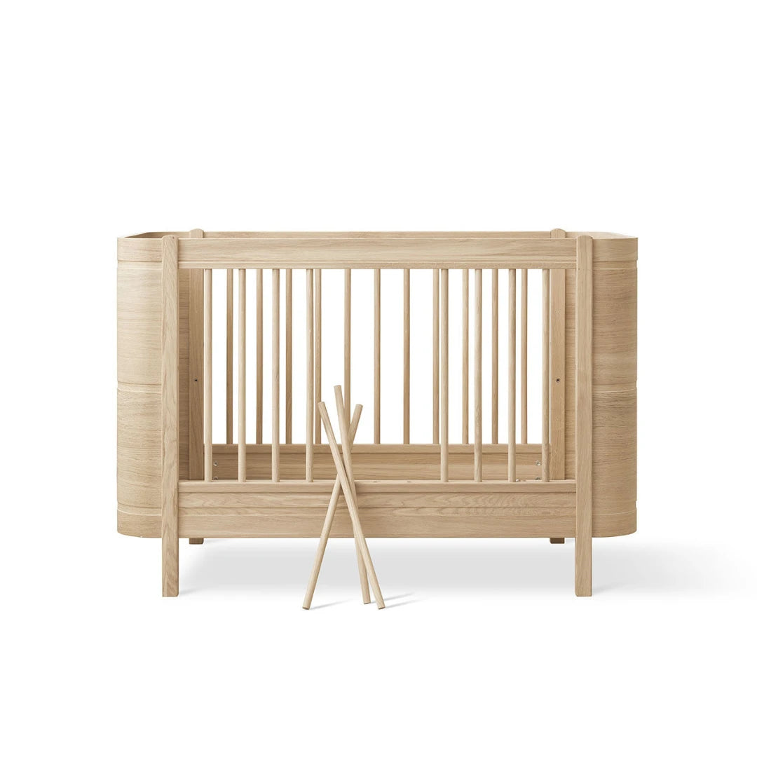 Oliver Furniture Wood Mini+ Cot Bed in Oak