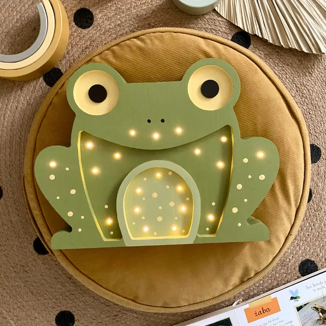 Peekaboo Frog Handmade Night Lamp