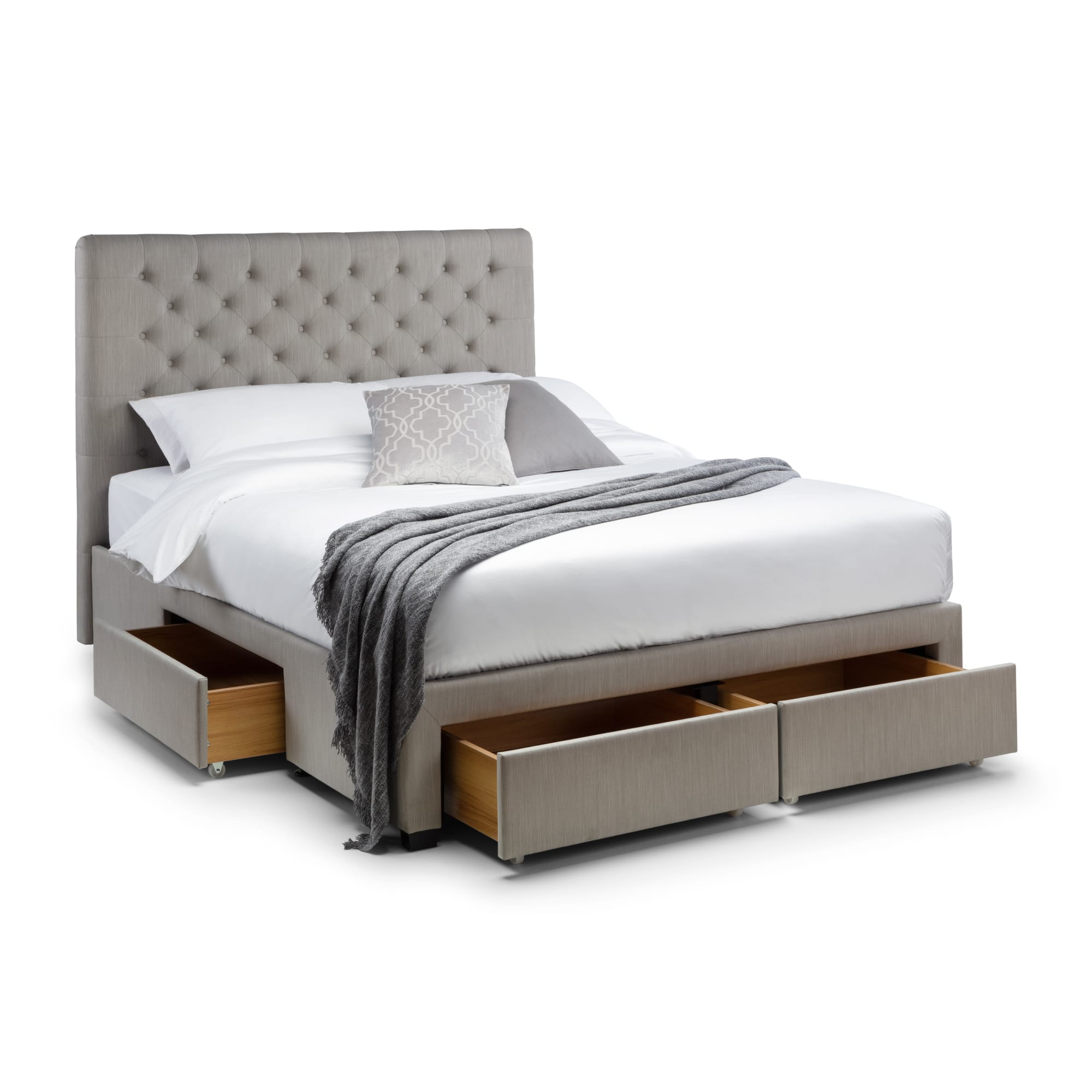 Wilton Upholstered 4 Drawer Storage Bed Frame