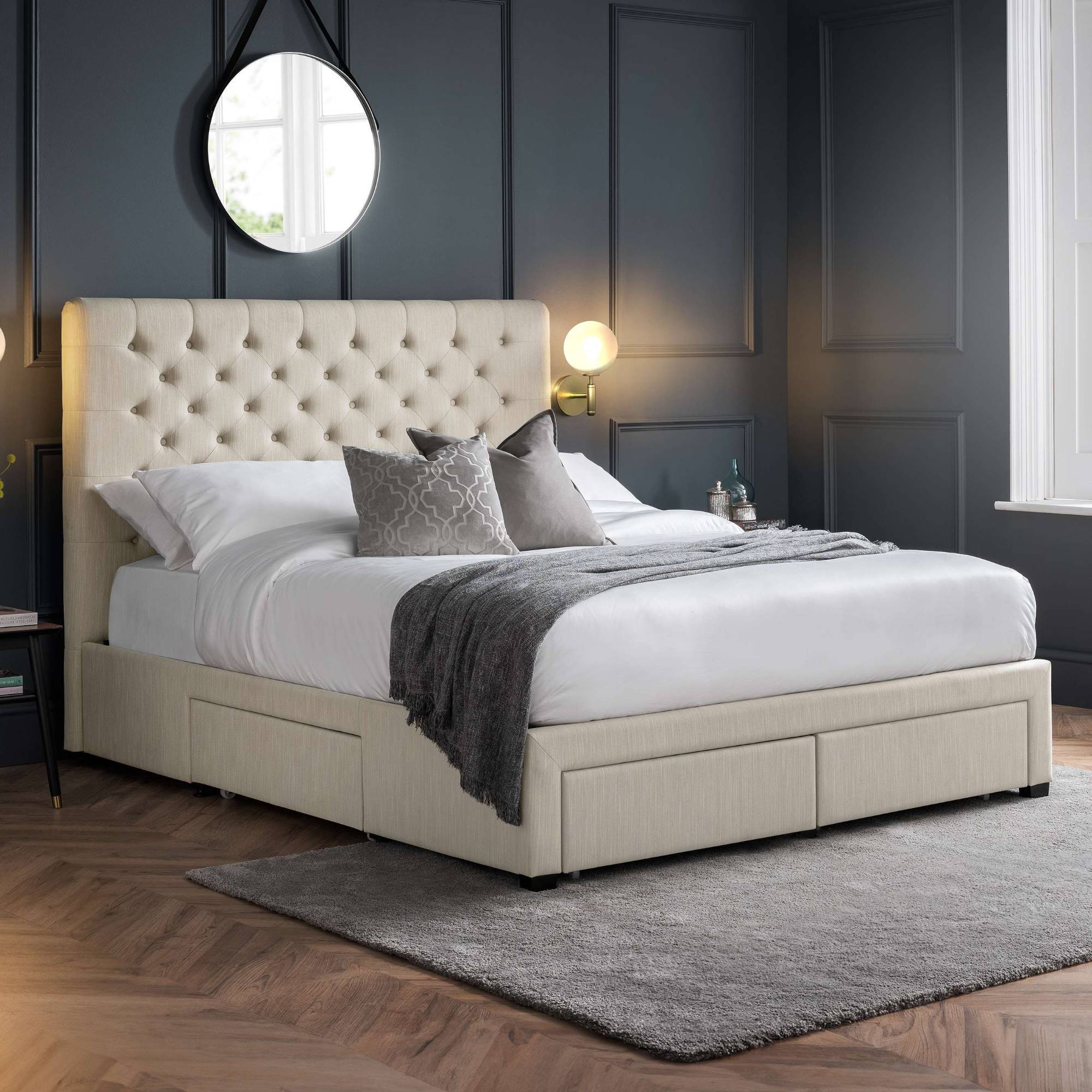 Wilton Upholstered 4 Drawer Storage Bed Frame