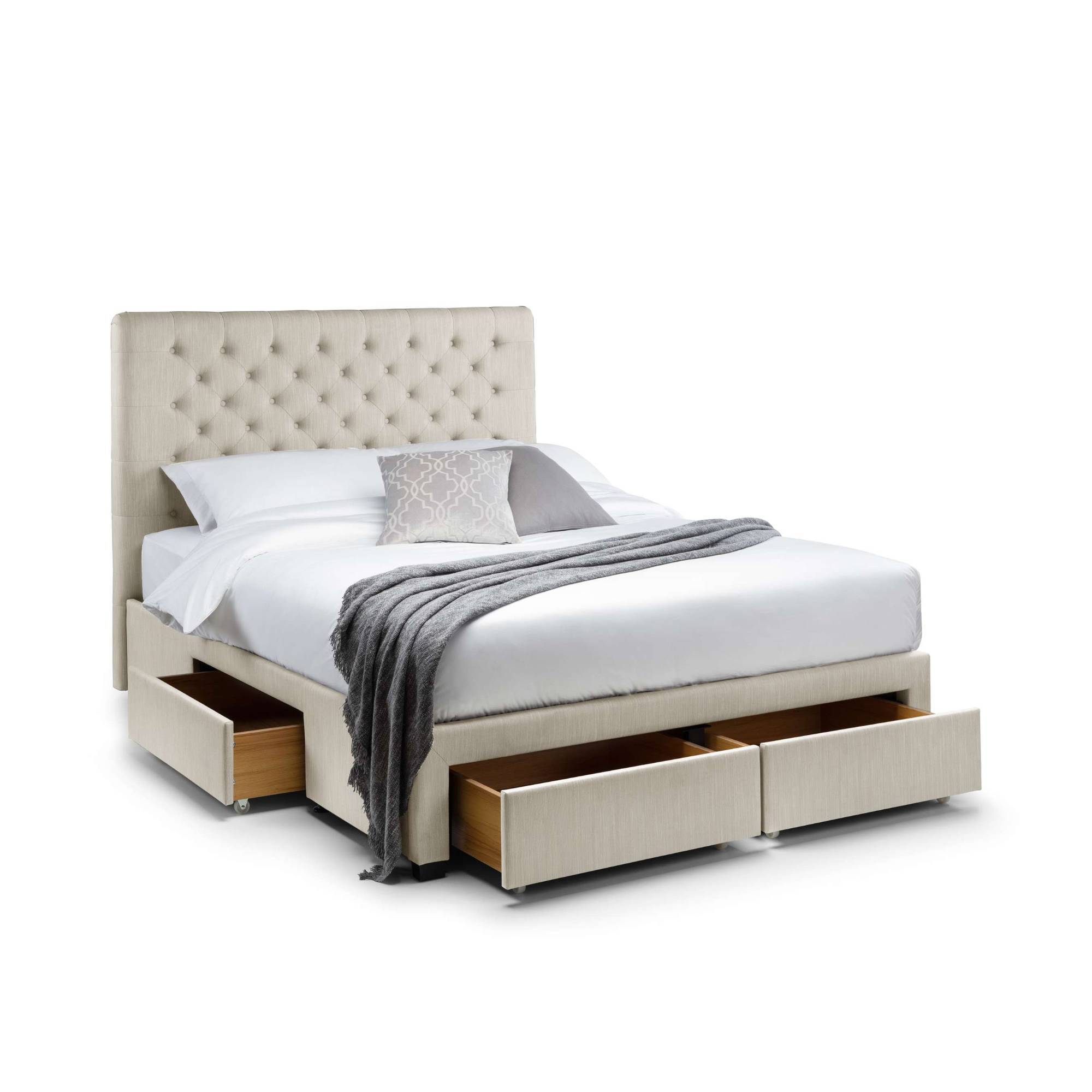 Wilton Upholstered 4 Drawer Storage Bed Frame
