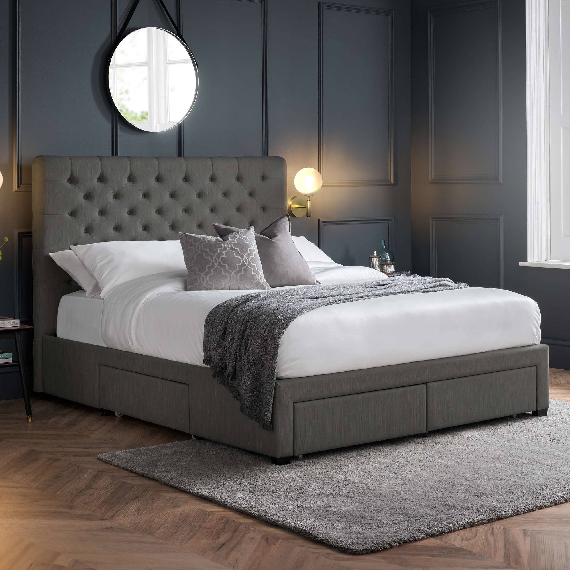Wilton Upholstered 4 Drawer Storage Bed Frame