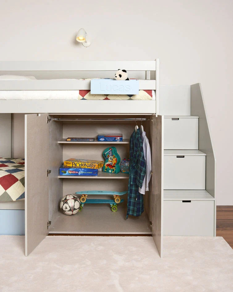 Muba Train Bunk Bed with Storage Steps