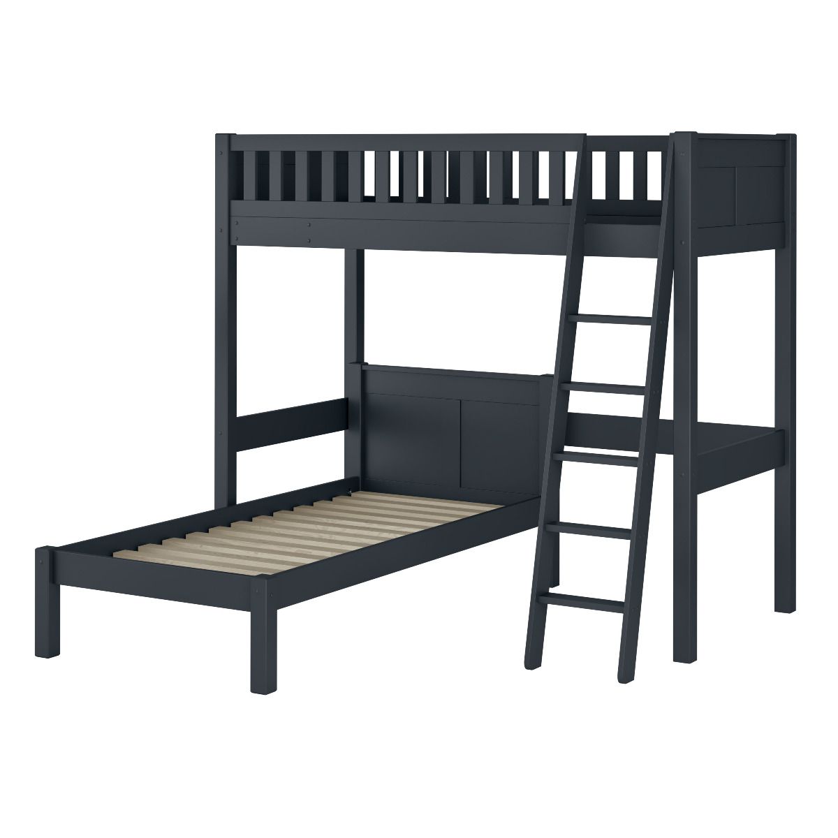 Arven High Sleeper Bed with Single Bed in Blue