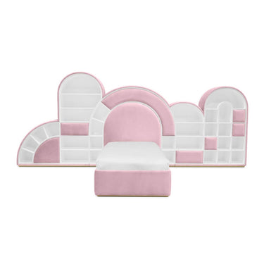 Circu Bubble Gum Bed with Gold Leaf - Large