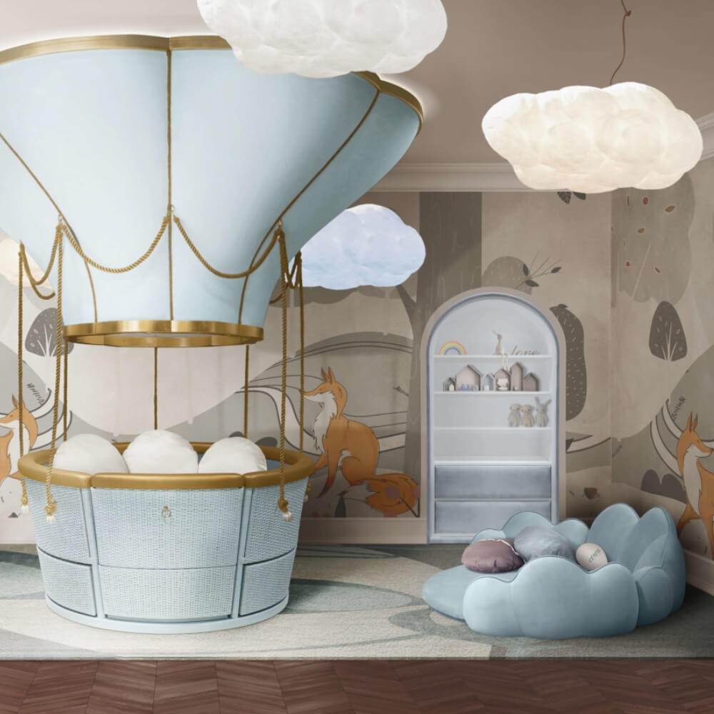 Circu Gold Leaf Bubble Gum Bookcase with 2 Drawers