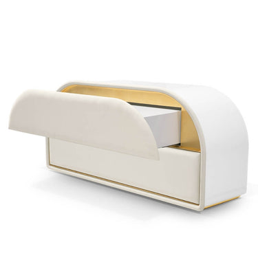 Circu Gold Leaf Bubble Gum 2 Drawers Chest