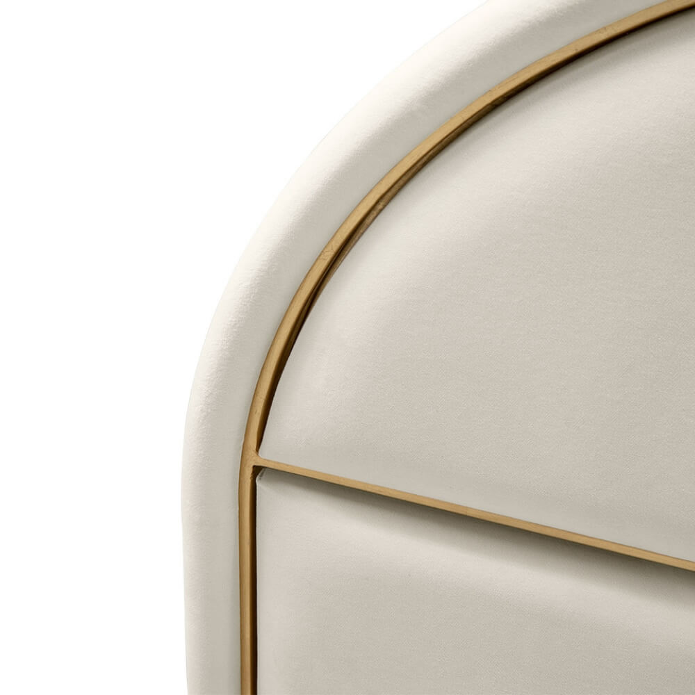 Circu Gold Leaf Bubble Gum 2 Drawers Chest