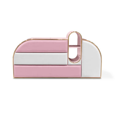 Circu Gold Plated Bubble Gum 3 Drawers Chest